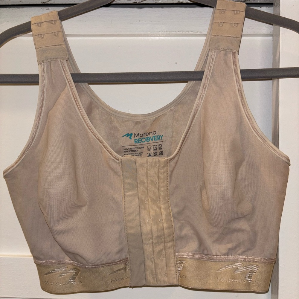 MARENA Recovery Beige Post-Surgical Bra